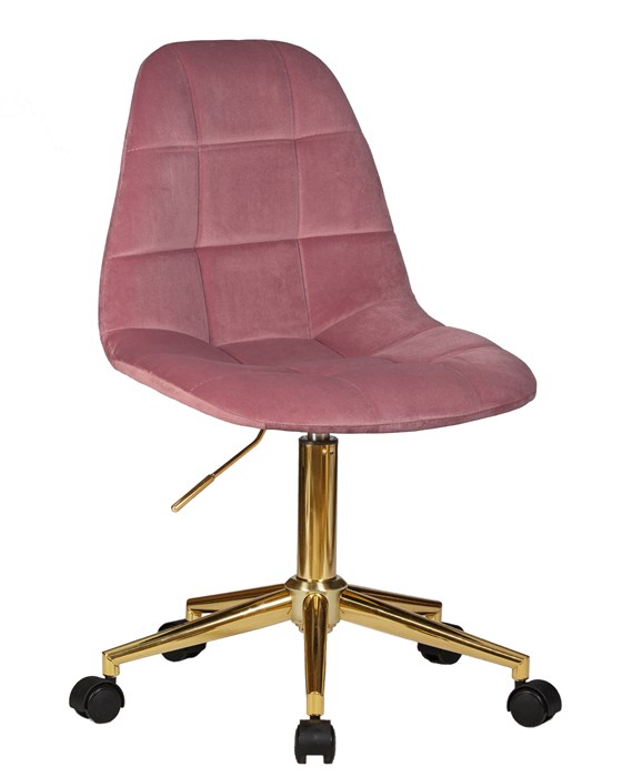 Офисное кресло для персонала DIANA, розовый велюр - фото 10487