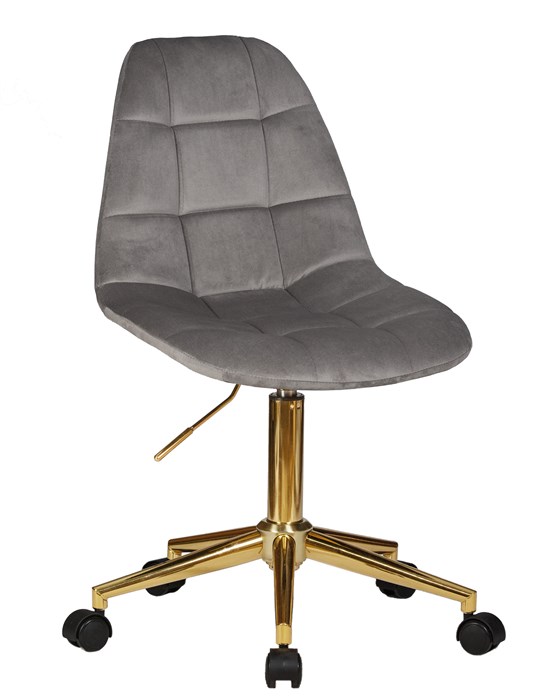 Офисное кресло для персонала DIANA, серый велюр - фото 10497