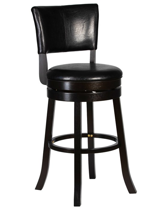 Вращающийся полубарный стул JOHN COUNTER, капучино, черный - фото 10517