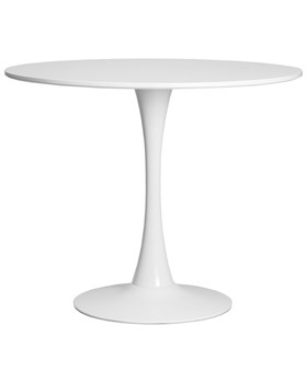 Стол обеденный MIA, белая столешница, белое основание - фото 24267