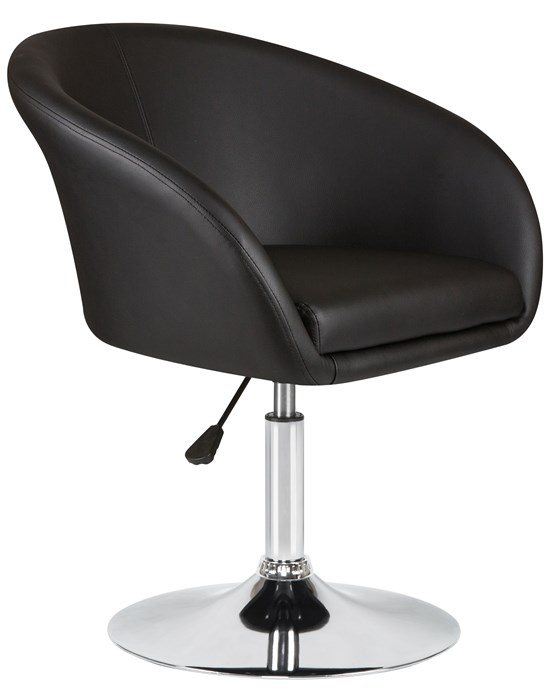 Кресло дизайнерское EDISON, чёрный - фото 5853
