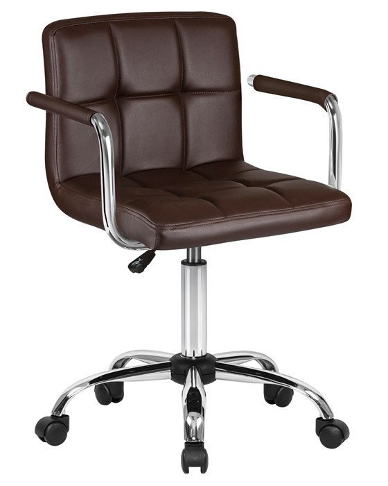 Офисное кресло для персонала TERRY, коричневый - фото 6218