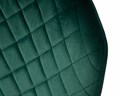 Стул барный CHRISTIAN'75, черные ножки, зеленый велюр - фото 10053