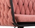 Стул барный LEON, розовая ткань - фото 10142