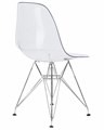 Стул обеденный DSR CASPER, ножки хром, цвет прозрачный - фото 10334