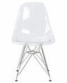Стул обеденный DSR CASPER, ножки хром, цвет прозрачный - фото 10336