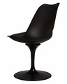 Стул обеденный TULIP, черное основание, цвет черный - фото 10354