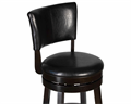 Вращающийся полубарный стул JOHN COUNTER, капучино, черный - фото 10524