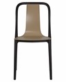 Стул обеденный ADAM, черный/бежевый - фото 10925