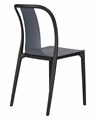 Стул обеденный ADAM, черный/серо-голубой - фото 10942