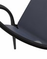 Стул обеденный ADAM, черный/серо-голубой - фото 10945