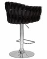 Стул барный MARCEL, черный велюр - фото 11039