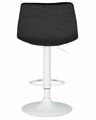 Стул барный TAILOR WHITE, черный велюр - фото 11161