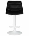 Стул барный TAILOR WHITE, черный велюр - фото 11162