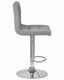 Стул барный CANDY  серый велюр - фото 21821