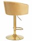 Стул барный DARCY GOLD, бежевый велюр - фото 23961