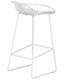 Стул барный FRANK, белый - фото 24200
