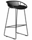 Стул барный FRANK, черный - фото 24206