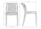 Стул обеденный WALTER, белый - фото 25245