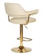 Стул барный CHARLY GOLD, бежевый велюр - фото 26585