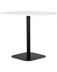 Стол обеденный OTIS белая столешница, черное основание - фото 27401