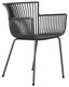 Стул обеденный ROSS темно-серый без подушки - фото 27614