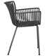 Стул обеденный ROSS темно-серый без подушки - фото 27615