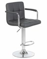 Стул барный KRUGER ARM, серый - фото 5376