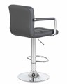 Стул барный KRUGER ARM, серый - фото 5378