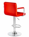 Стул барный KRUGER ARM, красный - фото 5413