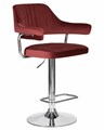 Стул барный CHARLY, винный велюр - фото 5668