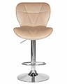 Стул барный BARNY, бежевый велюр - фото 5802