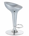 Стул барный BOMBA, серебряный металлик - фото 5976