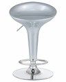 Стул барный BOMBA, серебряный металлик - фото 5979