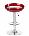 Стул барный DISCO, бордовый металлик - фото 6023