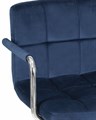 Офисное кресло для персонала TERRY, синий велюр - фото 6310