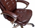 Офисное кресло для руководителей DONALD, коричневый - фото 6541