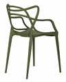 Стул обеденный MASTERS, зеленый хаки - фото 7110