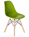 Стул обеденный DSW, ножки светлый бук, цвет салатовый - фото 7203