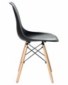 Стул обеденный DSW, ножки светлый бук, цвет чёрный - фото 7273