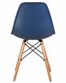 Стул обеденный DSW, ножки светлый бук, цвет тёмно-синий - фото 7291