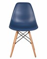 Стул обеденный DSW, ножки светлый бук, цвет тёмно-синий - фото 7292