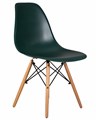 Стул обеденный DSW, ножки светлый бук, цвет тёмно-зеленый - фото 7323