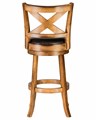 Стул барный BRANDON BAR, античный ясень, коричневый - фото 7394