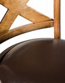 Стул барный BRANDON BAR, античный ясень, коричневый - фото 7397