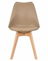 Стул обеденный JERRY SOFT, ножки светлый бук, цвет сиденья бежевый - фото 7456