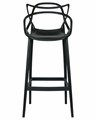 Стул барный MASTERS BAR, чёрный  - фото 7608