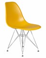 Стул обеденный DSR, ножки хром, цвет горчичный - фото 7901