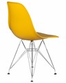 Стул обеденный DSR, ножки хром, цвет горчичный - фото 7903