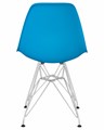 Стул обеденный DSR, ножки хром, цвет голубой - фото 8002